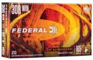Federal Fusion 308 Win 165gr Bonded SP Ammo - 20rd