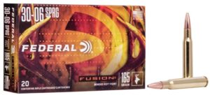 Federal Fusion 30-06 Sprg 165gr Bonded SP Ammo - 20rds