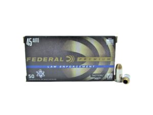 Federal Premium Law Enforcement 45 ACP 230 Grain Tactical HST JHP Ammo - 50rds