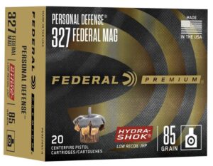 Federal Personal Defense 327 Federal Mag 85gr Hydra-Shok JHP Ammo - 20rds