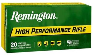 Remington 22-250 Rem 55gr Pointed Soft Point Ammo - 20rd