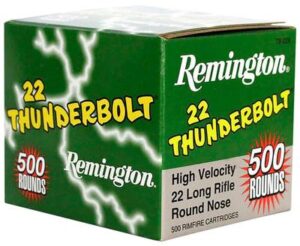 Remington 22 LR 40 Grain LRN Thunderbolt Ammo -500rd