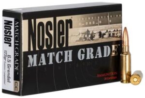 Nosler 6.5 Grendel 123gr Custom Competition HPBT Match Grade Ammo - 20rds