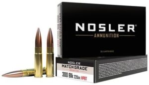 Nosler Match Grade 300 Blackout 220gr CC HPBT Ammo - 20rds