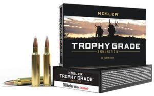 Nosler 30 Nosler 180gr Accubond Trophy Grade Ammo - 20rds