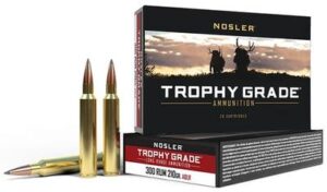 Nosler Trophy Grade 300 Rum 210gr ABLR Ammo - 20rd