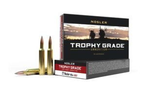 Nosler Trophy Grade 27 Nosler 165gr ABLR Ammo - 20rds