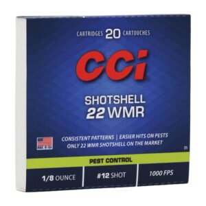 CCI 22 WMR 52gr 1/8oz #12 Shot Shotshell Ammo - 20rds