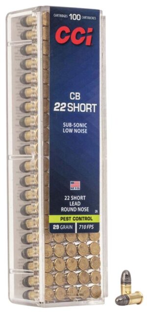 CCI 22 Short 29 Grain LRN Sub-Sonic Low Noise Ammo - 100rd