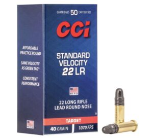CCI Standard Velocity 22 LR 40gr LRN Ammo - 50rds