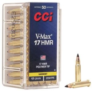 CCI 17 HMR 17gr. V-Max Polytip Ammo - 50rd