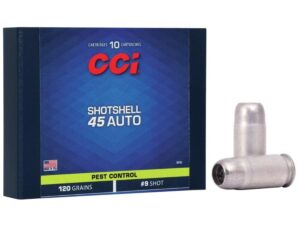 CCI Pest Control 45 Auto 120gr #9 Shot Shotshell Ammo - 10rds