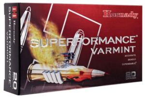 Hornady Superformance Varmint 222 Rem 50gr V-Max Ammo - 20rds