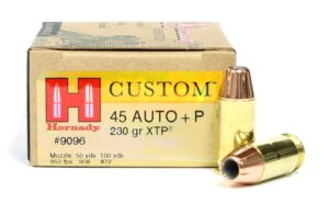 Hornady Custom 45 Auto +P 230 Grain XTP JHP Ammo - 20rd