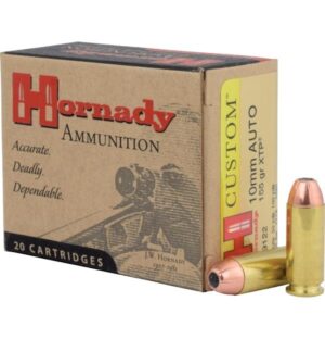 Hornady Custom 10MM Auto 155gr XTP HP Ammo - 20rds