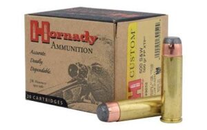 Hornady Custom 500 S&W Mag 500gr FP XTP Ammo - 20rd