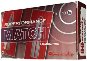 Hornady Superformance Match 223 Rem 75gr BTHP Ammo - 20rd