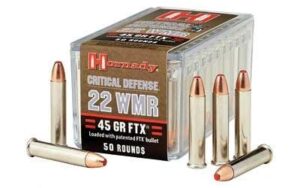 Hornady 22 WMR Critical Defense 45 Grain FTX Polytip Ammo