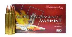 Hornady Superformance Varmint 204 Ruger 40gr V-Max Ammo - 20rds