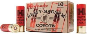 Hornady Heavy Magnum Coyote 12 Gauge Nickel Plated BB Shot 3" 1-1/2oz Ammo - 10rd