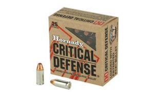 Hornady 32 Auto 60 Grain FTX Critical Defense Ammo - 25rds