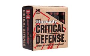 Hornady Critical Defense 9mm Luger 115gr FTX Ammo - 25rds