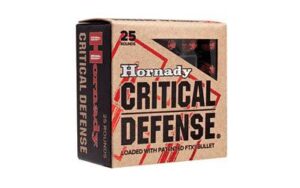 Hornady Critical Defense 38 Spl +P 110 Grain FTX Ammo -25rd