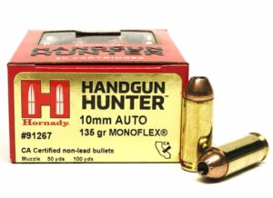 Hornady Handgun Hunter 10mm Auto 135gr MonoFlex Ammo - 20rds