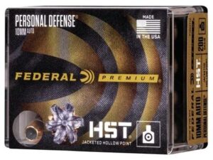 Federal 10MM Auto 200 Grain HST JHP Personal Defense Ammo - 20rds