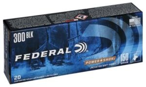 Federal 300 Blackout 150gr JSP Power-Shok Ammo - 20rd