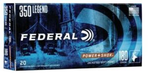 Federal Power-Shok 350 Legend 180gr JSP Ammo - 20rds