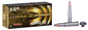 Federal Premium 30-30 Win 150gr Bonded Soft Point HammerDown Ammo - 20rd