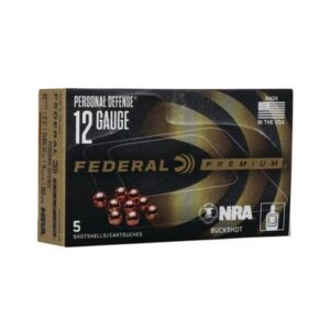 Federal Premium 12 Gauge 2-3/4" 9 Pellets 00 Buckshot Ammo - 5rd