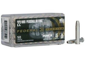 Federal Personal Defense Punch 22 WMR 45gr JHP Ammo - 50rds
