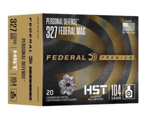 Federal Personal Defense 327 Fed Mag 104gr HST JHP Ammo - 20rds