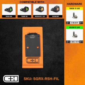 CHPWS Optics Adapter Plate SGRX-RSH-FIL