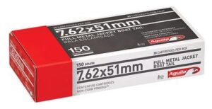 Aguila 7.62x51mm NATO 150 Grain FMJBT Ammo - 20rds