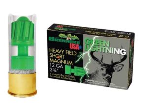 Brenneke Green Lightning 12ga 2-3/4" 1-1/4oz Slug Ammo - 5rd