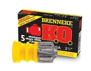 Brenneke K.O. 12ga 2-3/4" 1oz Slug Ammo - 5rd