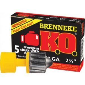Brenneke K.O. 20 Gauge 2-3/4" 3/4oz Slug Ammo - 5rd