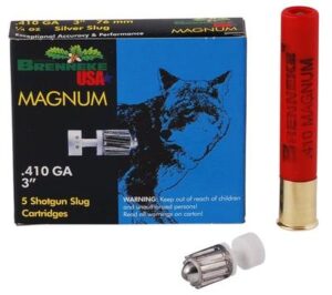Brenneke 410ga 3" 1/4oz Slug Ammo - 5rd