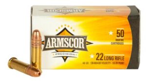 Armscor 22 LR 40gr Standard Velocity Solid Point Ammo - 50rds