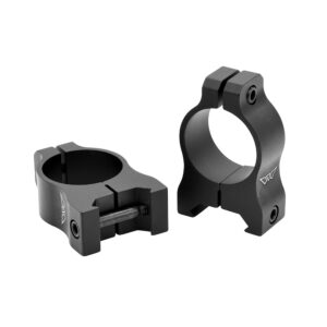 Warne Vapor 1" Medium Scope Rings for 36-42mm Riflescopes - Matte Black
