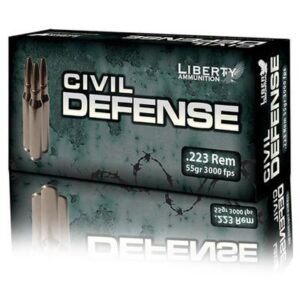 Liberty Civil Defense 223 Rem 55gr HP Ammo - 20rd