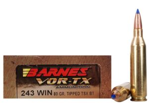 Barnes 243 Win 80gr TTSX BT Ammo - 20rd