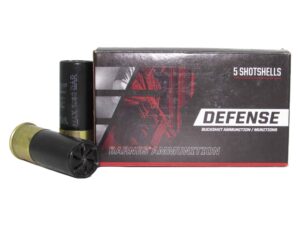 Barnes Buck Defense 12 Gauge 2-3/4" 8 Pellets 00 Buckshot Ammo - 5rd