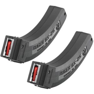 Ruger 22 LR BX-25 Ruger 10/22/SR/77/Charger Black 25rd Magazine - 2 PK