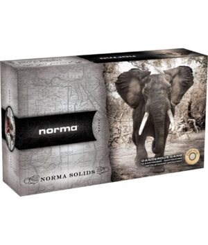 Norma Dangerous Game 450 Rigby 500gr Solid Point Ammo - 10rds