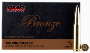PMC Bronze 308 Win 147gr FMJ BT Ammo - 20rds