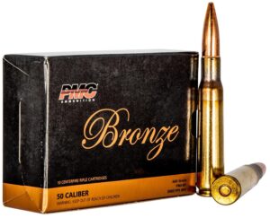 PMC Bronze 50 BMG 660gr FMJ-BT Ammo - 10rds